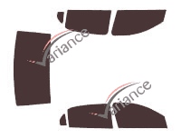 Kit film teinté Volkswagen Voyage Berline 4 portes (depuis 2008)