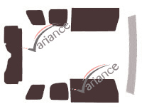 Kit pellicola colorata per Toyota FJ Cruiser 5 porte (2006 - 2018) Kit pellicola colorata per Toyota FJ Cruiser 5 porte (2006 - 2018)