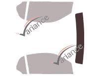 Schéma vitres Smart ForTwo (1) Cabriolet 2 portes (1998 - 2007)