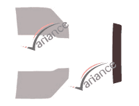 Schéma vitres Suzuki Vitara (1) Cabriolet 2 portes (1989 - 2006)