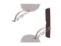 Schéma vitres Porsche Boxster (1) Phase 1 Cabriolet 2 portes (1996 - 2003)