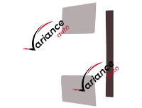 Schéma vitres Scania R / T / G Camion 2 portes (2004 - 2016)