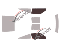 Glazing template - front window kit - Nissan 300 ZX (1) Coupe 3 doors (1984 - 1990) Glazing template - front window kit - Nissan 300 ZX (1) Coupe 3 doors (1984 - 1990)